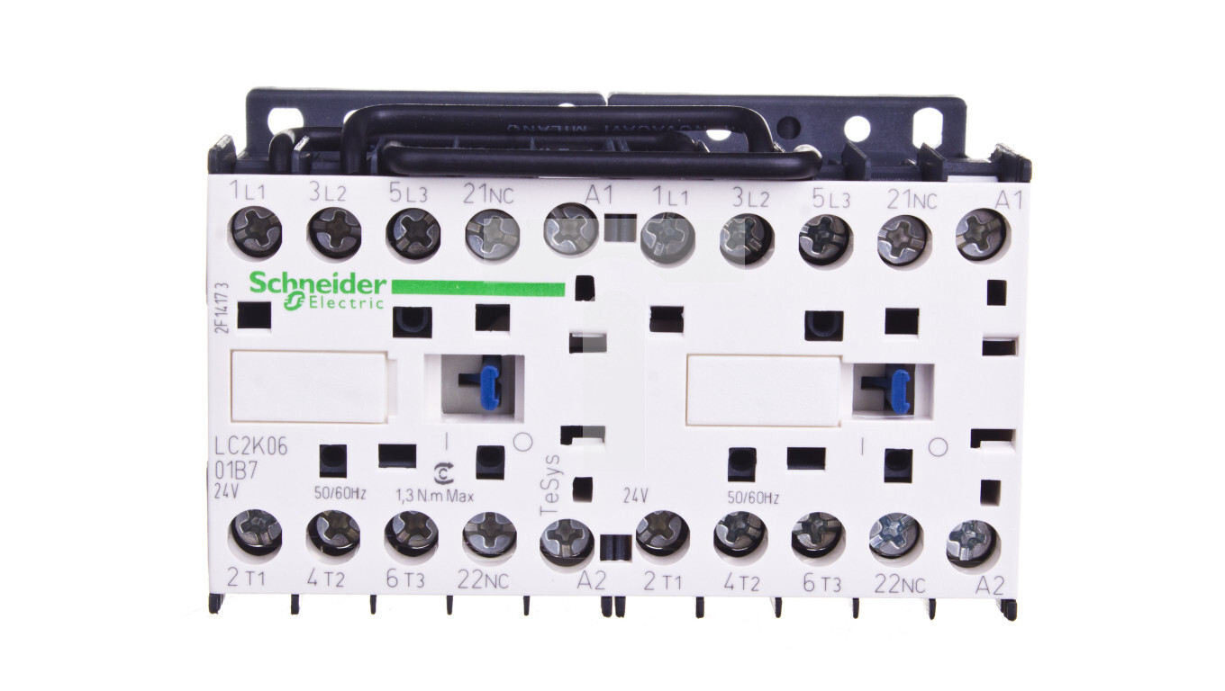 Reversing contactor 6A 3kW 24V AC LC2K0601B7 /T2UK