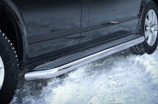 TRITTBRETTER SCHWELLERROHRE AUS EDELSTAHL MIT TÜV PASSEND FÜR VW T5 2003-2015