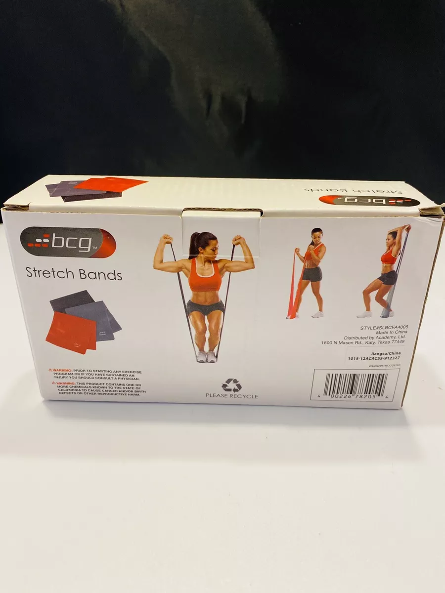 BCG Stretch Bands 2 Pack Only Medium Heavy Black And Grey