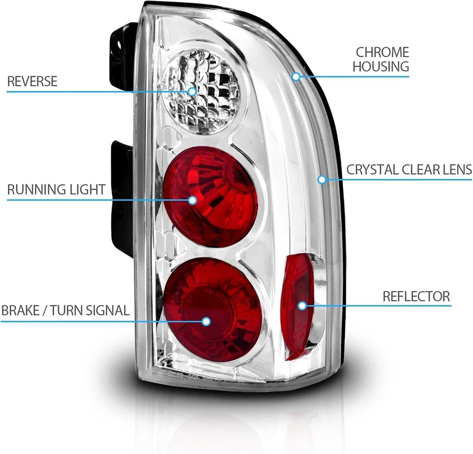 Par de luces traseras para conductor pasajero para Suzuki Grand Vitara 1999-2003 Grand Vitara Foto 4 de 4