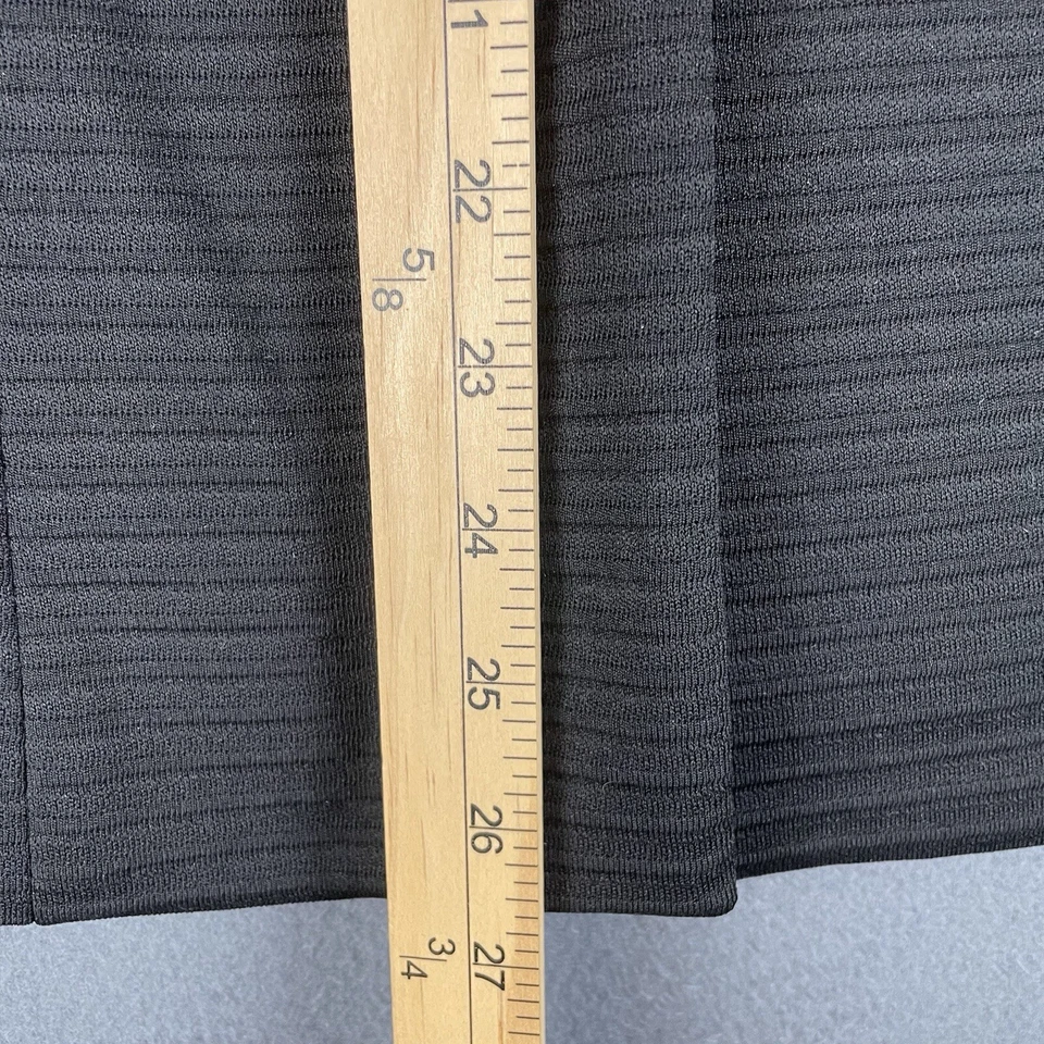 De Colección Domani Tejidos 2 Piezas Falda Traje Talla S Negro Tejido Acanalado Retro Años 60 Plata Botón Midi Foto 4 de 4