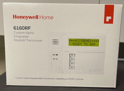 Brand New Honeywell 6160RF Deluxe Custom Alpha Keypad with Integrated Receiver