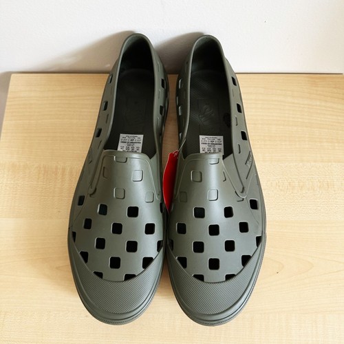 Vans Slip-On TRK Hoja de Uva Verde Ejército Tenis Trek Zapatos sin Cordones Agua Talla 13 - Imagen 9 de 15