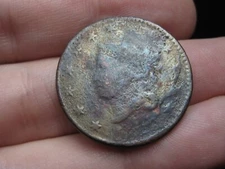 1820 Matron Head Large Cent Penny- About Good Details