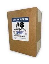  8 Glass Beads - 10 LBS or 4.54 kg - Blasting Abrasive Media Medium - 70-...