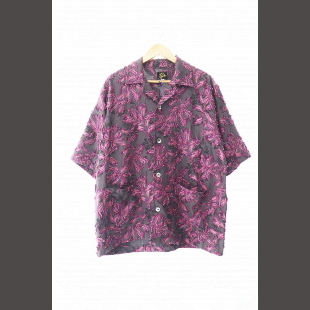 Needles 24AW Cabana Shirt Short Sleeve M Purple Violet Vintage 
