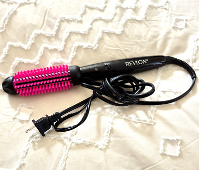 Revlon Pro Style Volume  RVIR3034  1'' Heated Brush Pink Silicone Bristle Barrel