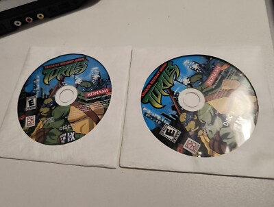 Teenage Mutant Ninja Turtles PC Spiel (2003). Nur Discs. Konami. Selten. TMNT