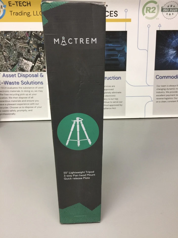 Trípode Mactrem Papuma PT55 3 vías cabezal panorámico montaje de cámara nivel de estuche de liberación rápida Foto 4 de 4