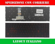 TASTIERA ORIGINALE LENOVO RGB 8SSN20M27285C1007320SS0 RETROILLUMINAZIONE ROSSA