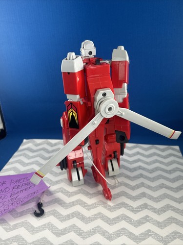 1985 Bandai Powerbots Flybot Transforming Helicopter Incomplete For PARTS Repair - Picture 5 of 17