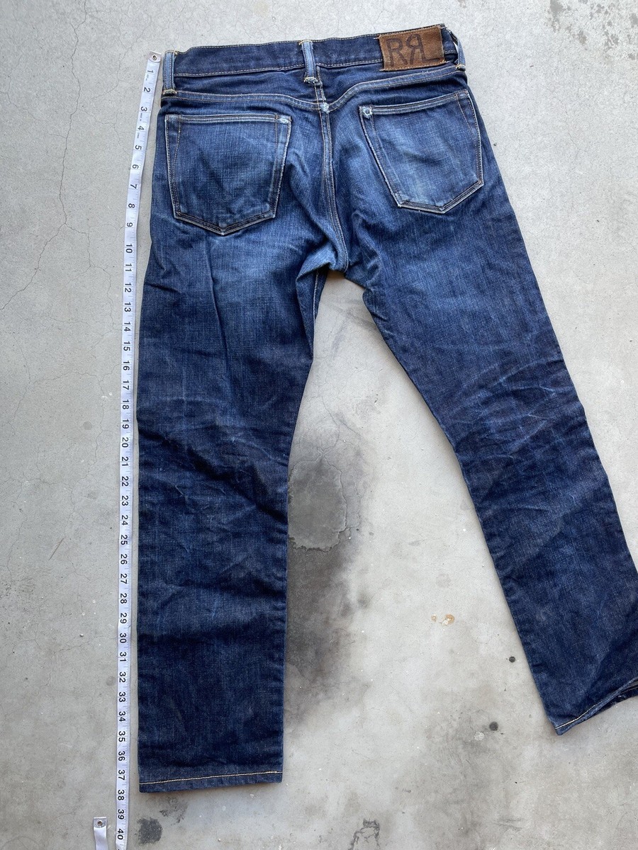 Ralph Lauren RRL Japanese Selvedge Denim Jeans Slim Fit Ralph Lauren RRL Japanese Selvedge Denim Jeans Slim Fit