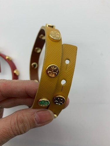Lot# 14 Tory Burch 2 Lederarmband umwickelt - Bild 4 von 4