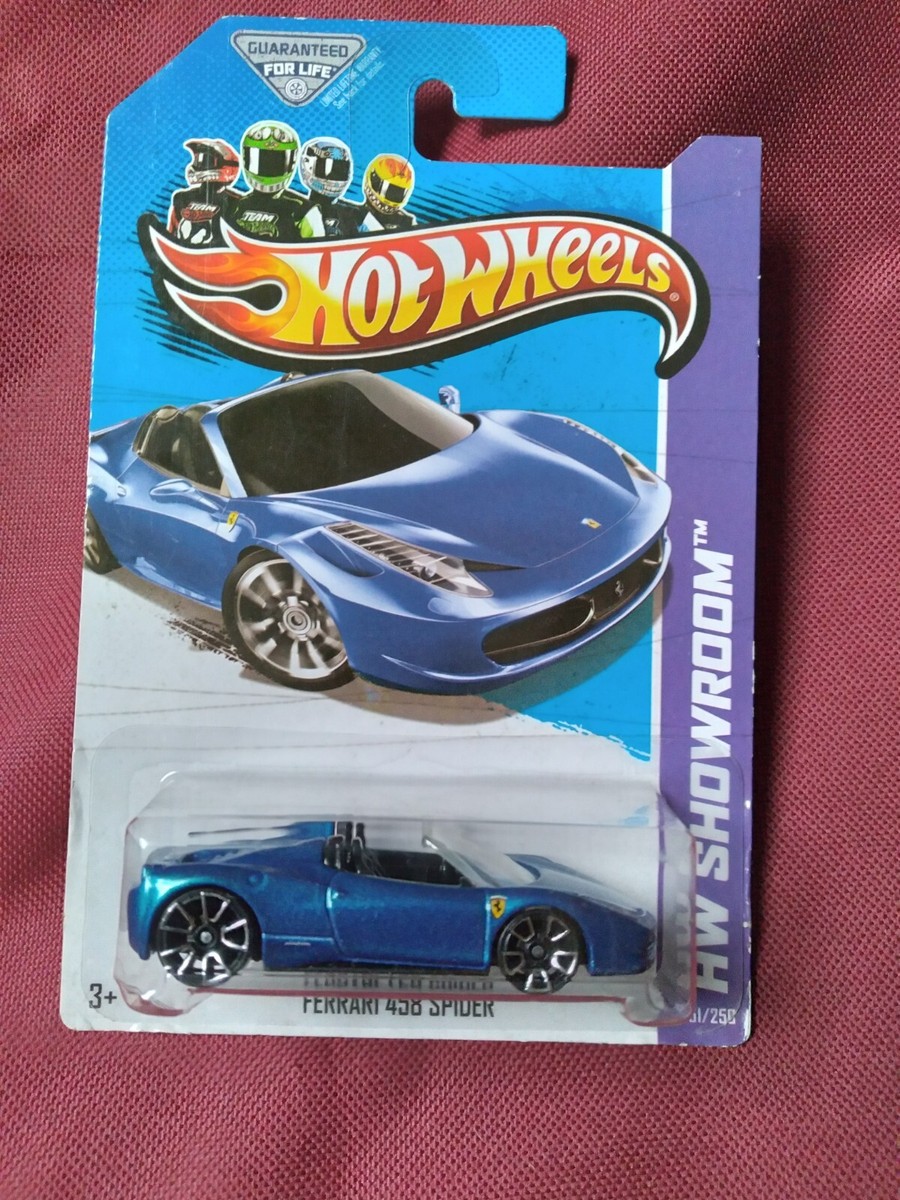 HOT WHEELS   フェラーリ Hot Wheels 2013 Ferrari 458 Spider Blue | eBay