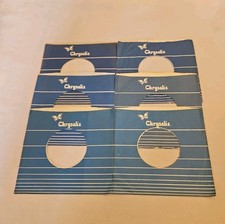 45 RPM 7" RECORD SLEEVES CO. SLEEVE 6 PACK SEE PHOTO Chrysalis Records SLV396
