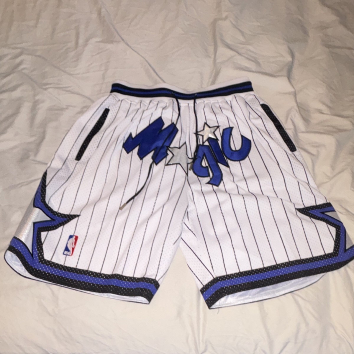 just don NBA ORLANDO MAGIC バスケットボールパンツ Just Don Orlando Magic NBA Basketball Shorts 1992-93 White