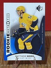Matthew Wood Nashville Predators 2025-26 SP Hockey Upper Deck Rookie Blue #124