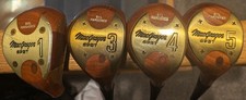 MacGregor 693T Persimmon 1,3,4,5 w/ Shafts in Excellent Condition