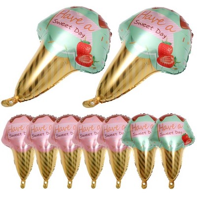  10 Pcs Metallic Luftballons Geburtstagsballon Aus Aluminiumfolie Metallische