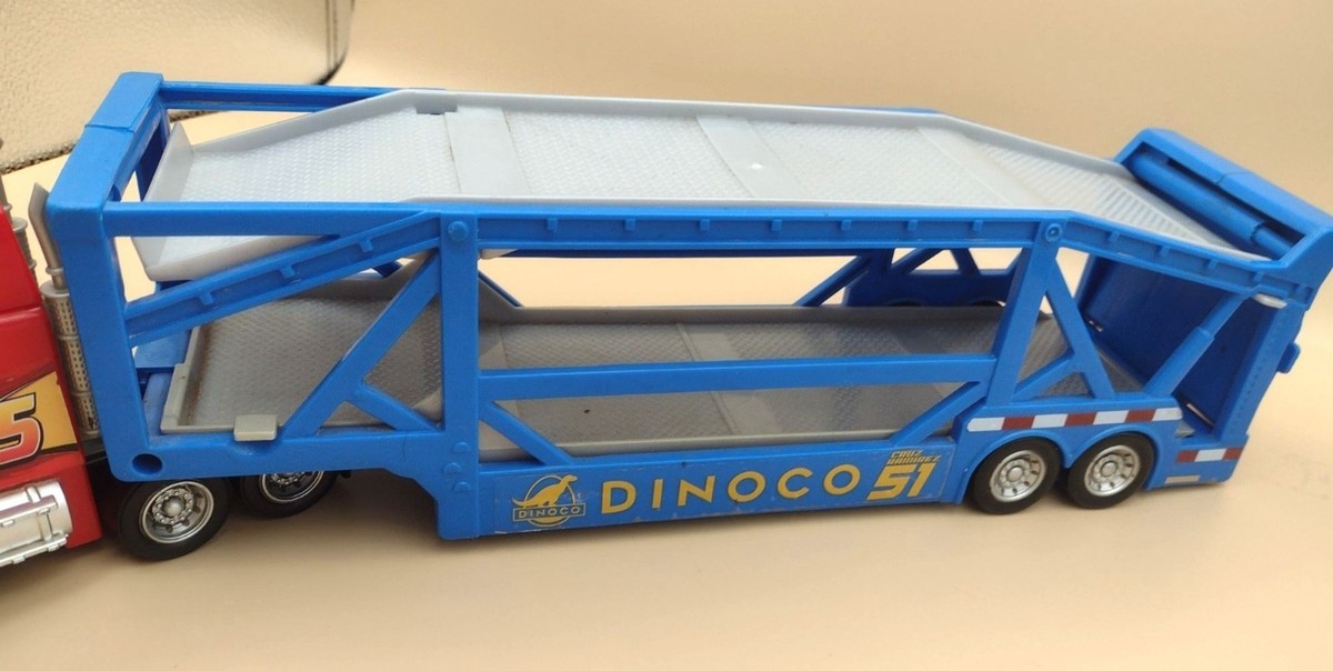 Disney Pixar Cars Mack Truck Car Transporter Playset 17.5