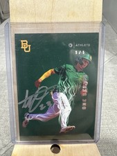 2024 Onit Ty Johnson Baylor Bears Baseball one series Auto 1/1 #113