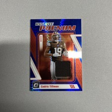 Cedric Tillman 2023 Donruss Optic Rookie Phenom Patch Browns RC