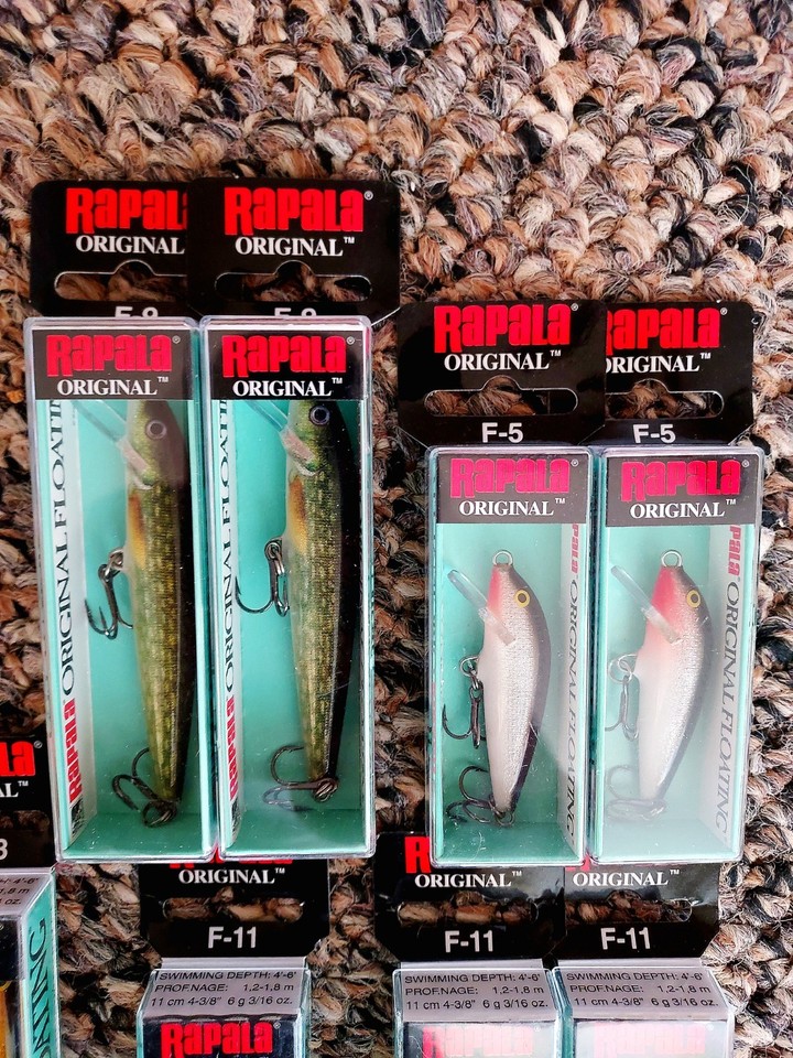 Leurre Rapala Original Floating F-13, Crankbait Flottant, Neuf Sous Emballage