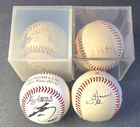 Lot of 4 Mystery Unknown Signed Baseballs Game Used? Autographed Balls MLB?👀🔥