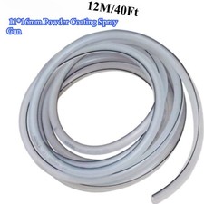 11 16mm Powder Coating Spray Gun12M/40FT Silicone Powder Hose 11mm-16mm for