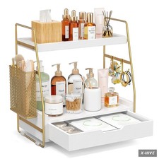 Bathroom Counter Organizer with Drawers Shelf for Vanity Storage Bathroom