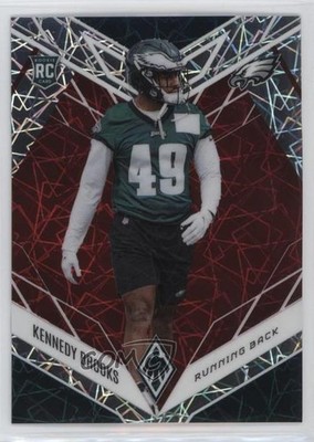 2022 Panini Phoenix Rookies Red Lazer 28/150 Kennedy Brooks #157 Rookie RC g1d