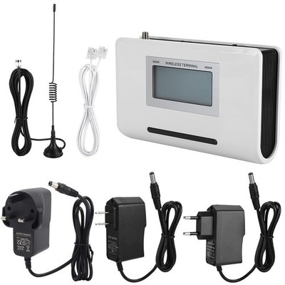 GSM Wireless Terminal Fixed Phone With LCD Connect Alarm