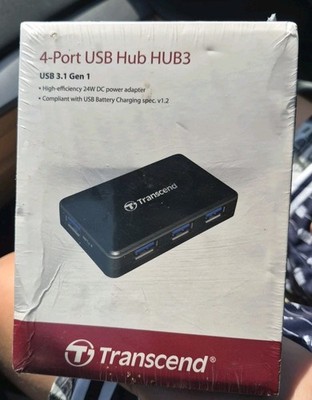Transcend 4-Port USB 3.0 Hub | New/Sealed | ig