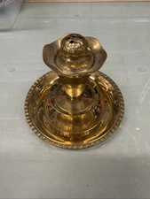 Vintage Brass Cowboy Hat Ashtray