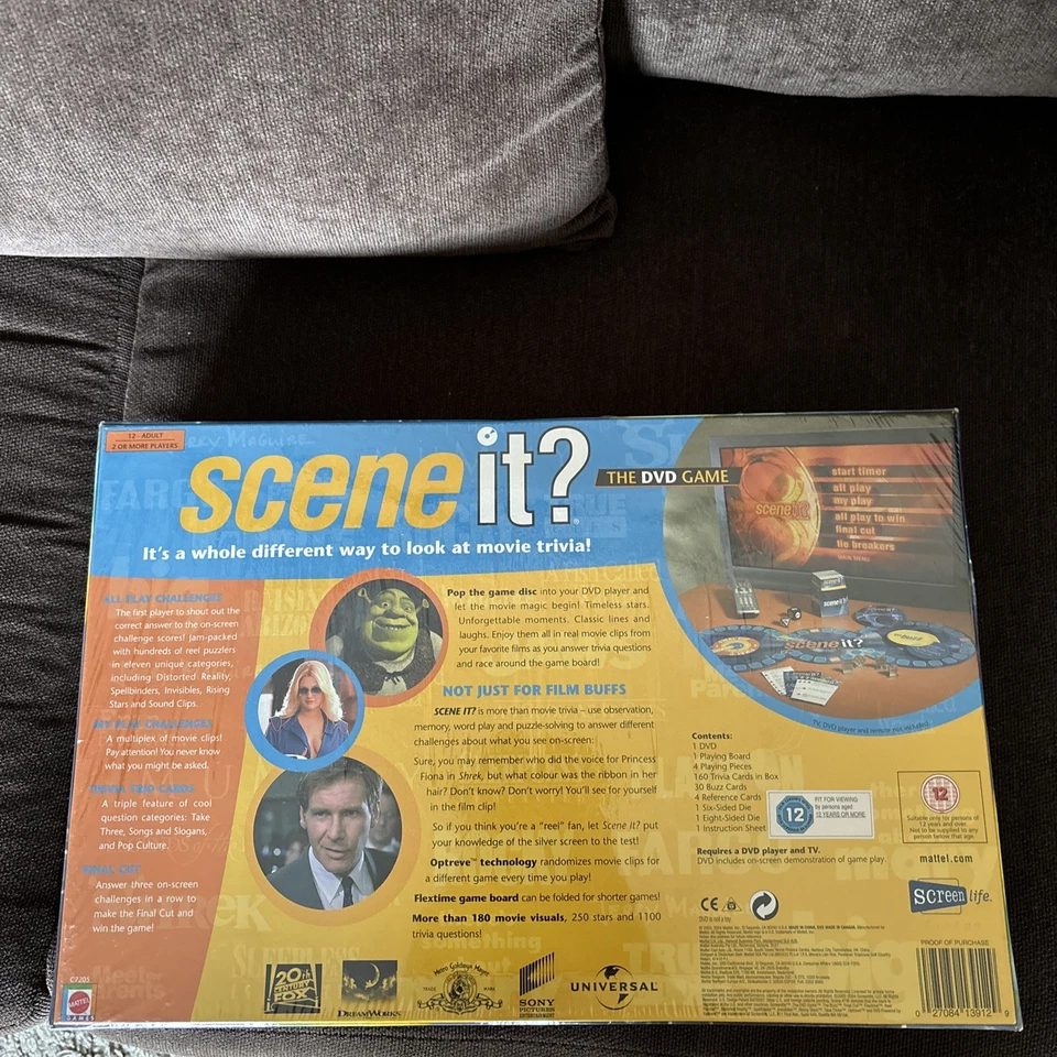 SCENE IT? The DVD Game The Movie Trivia Game Complete 2004 - Image 2 of 2