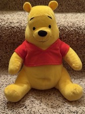 Disney Store Exclusive Winnie The Pooh Bear Stuffed 12" Plush Authentic