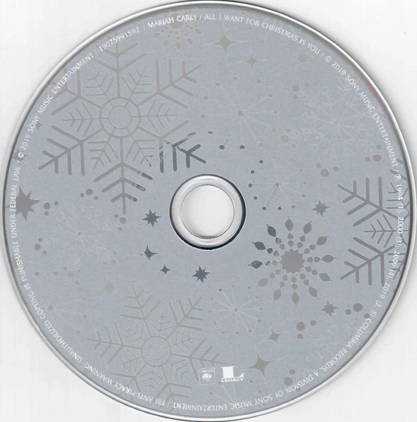 1 CENT CDep Mariah Carey – All I Want For Christmas Is You - Image 3 of 3
