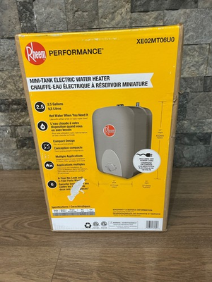 #ad Rheem 2.5 Gallon Mini Tank Electric Water Heater $149.50