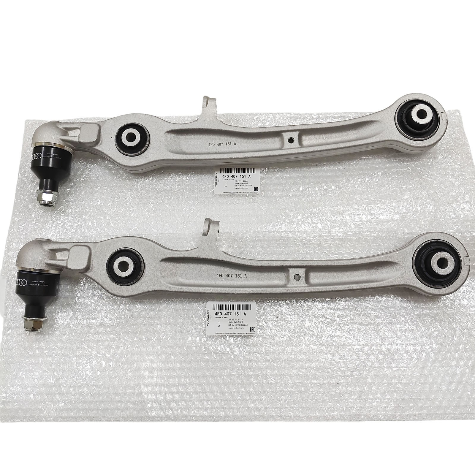 2X Front Lower Control Arms With Ball Joint for 04-19 Bentley Continental GT US