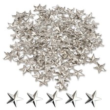 Star Shape Punk Rivet Nail Head Studs 12mm Leather Crafts Clothing Jacket Jeans