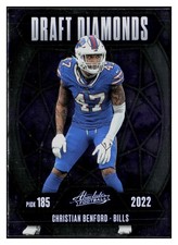 2025 Panini Absolute - Draft Diamonds Christian Benford #DD-CBD (RC)