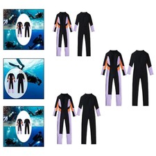 Women Wetsuit Swimwear Polyester Comfortable with Zipper Full Body Dive Wet Suit