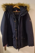 Tommy Hilfiger Winterjacke Daunenjacke Herren Parka "Hampton", navy, Gr. L