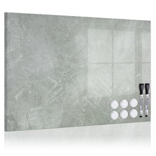 QUEENLINK Dry Erase Board for Wall, 28'' x 20'' Decorative Magnetic Magnet Board