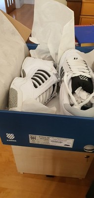 K Swiss Defier RS klassische weiße Herren-Tennisschuhe Größe 9,5 UK