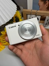 Canon PowerShot S110 Compact Digital Camera 12.1MP 5x Zoom Wi-Fi Tested White