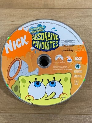SpongeBob SquarePants Absorbing Favorites DVD Nickelodeon Kids Animated NTSC