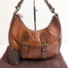 Borsa a tracolla Mulberry Jayde in pelle di coccodrillo goffrata Hobo...