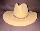 Vintage Stetson 4X Beaver Cowboy Hat Tan Size 7 1/8 Model WF1003 Western USA — photo 7