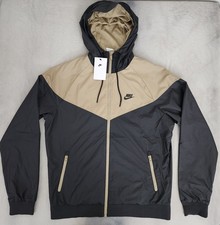 Nike SPORTSWEAR WINDRUNNER Black/Khaki/Black Men's Size Large New